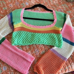 Urban Outfitters crochet sweater